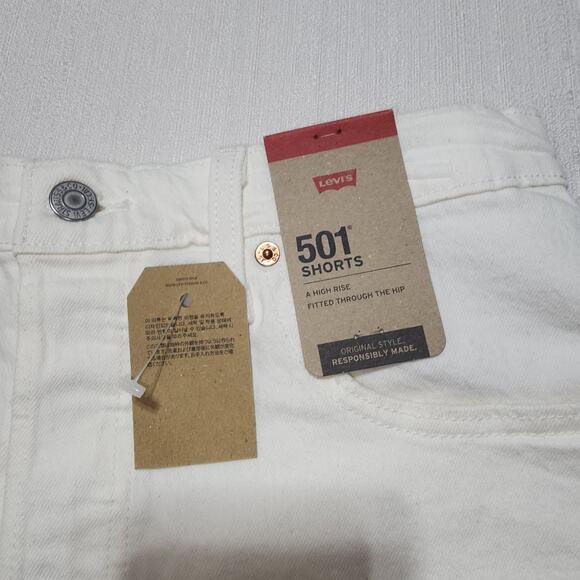 Levi's 501 shorts original 31'' waists a high rise women's - Picture 2 of 7